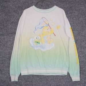 Hello Kitty Care Bears Sunshine Bear Cloudcore Pullover Sweatshirt Womens S